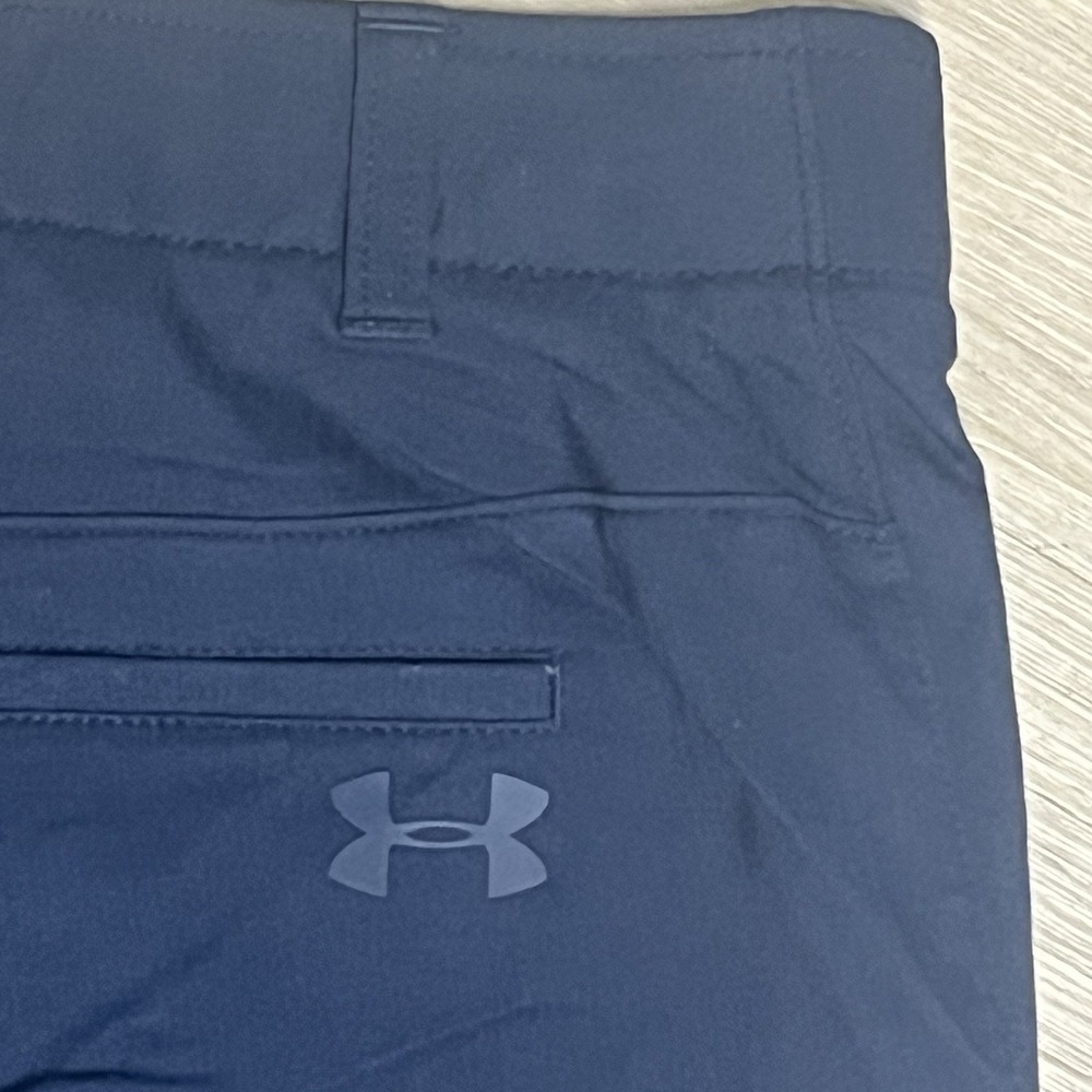 Under Armour UA Match Play Showdown Vented Golf Shorts Navy Men's 38 Performance - Picture 4 of 10